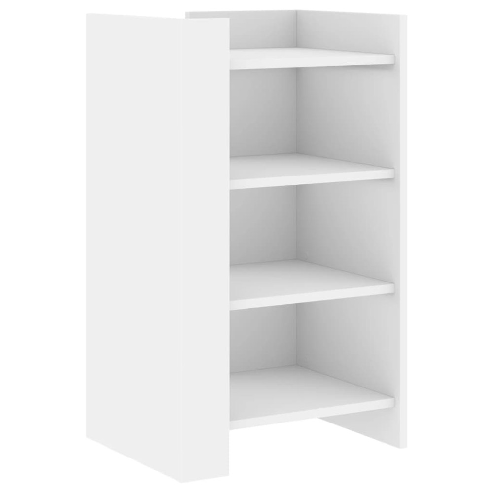 vidaXL Συρταριέρα Λευκή 45x35x75 εκ. από Επεξεργασμένο Ξύλο