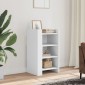 vidaXL Συρταριέρα Λευκή 45x35x75 εκ. από Επεξεργασμένο Ξύλο