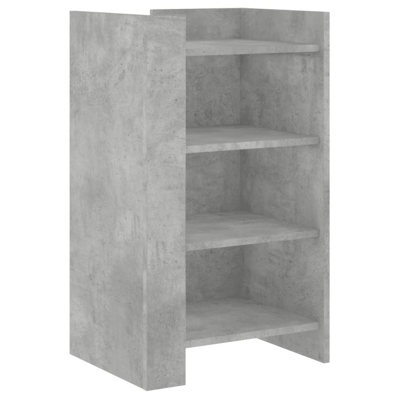 vidaXL Συρταριέρα Γκρι Σκυροδ. 45x35x75 εκ. από Επεξεργασμένο Ξύλο
