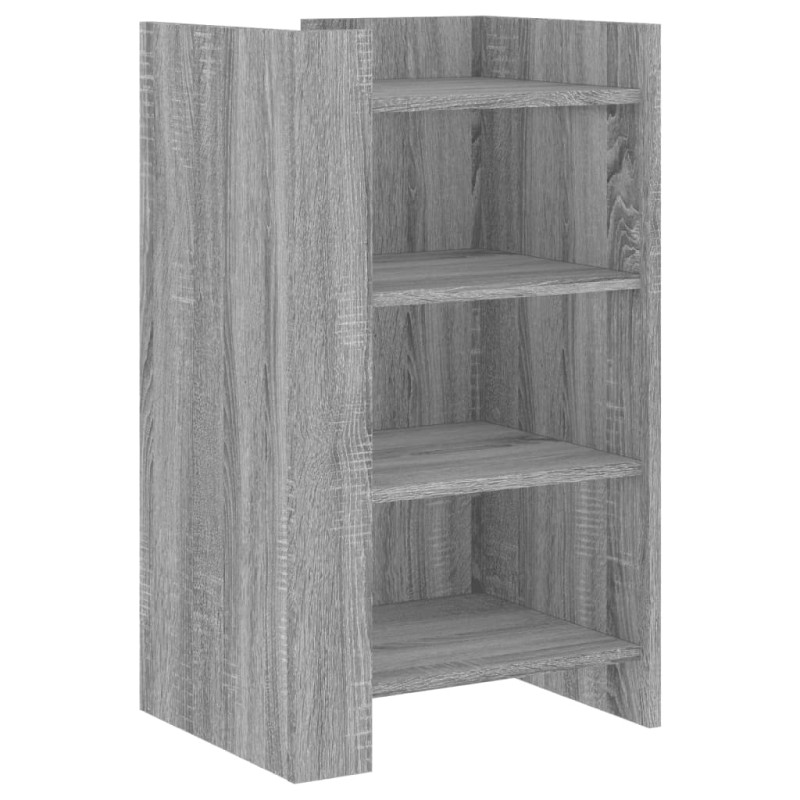 vidaXL Ραφιέρα Γκρι Sonoma 45x35x75 εκ. από Επεξεργασμένο Ξύλο