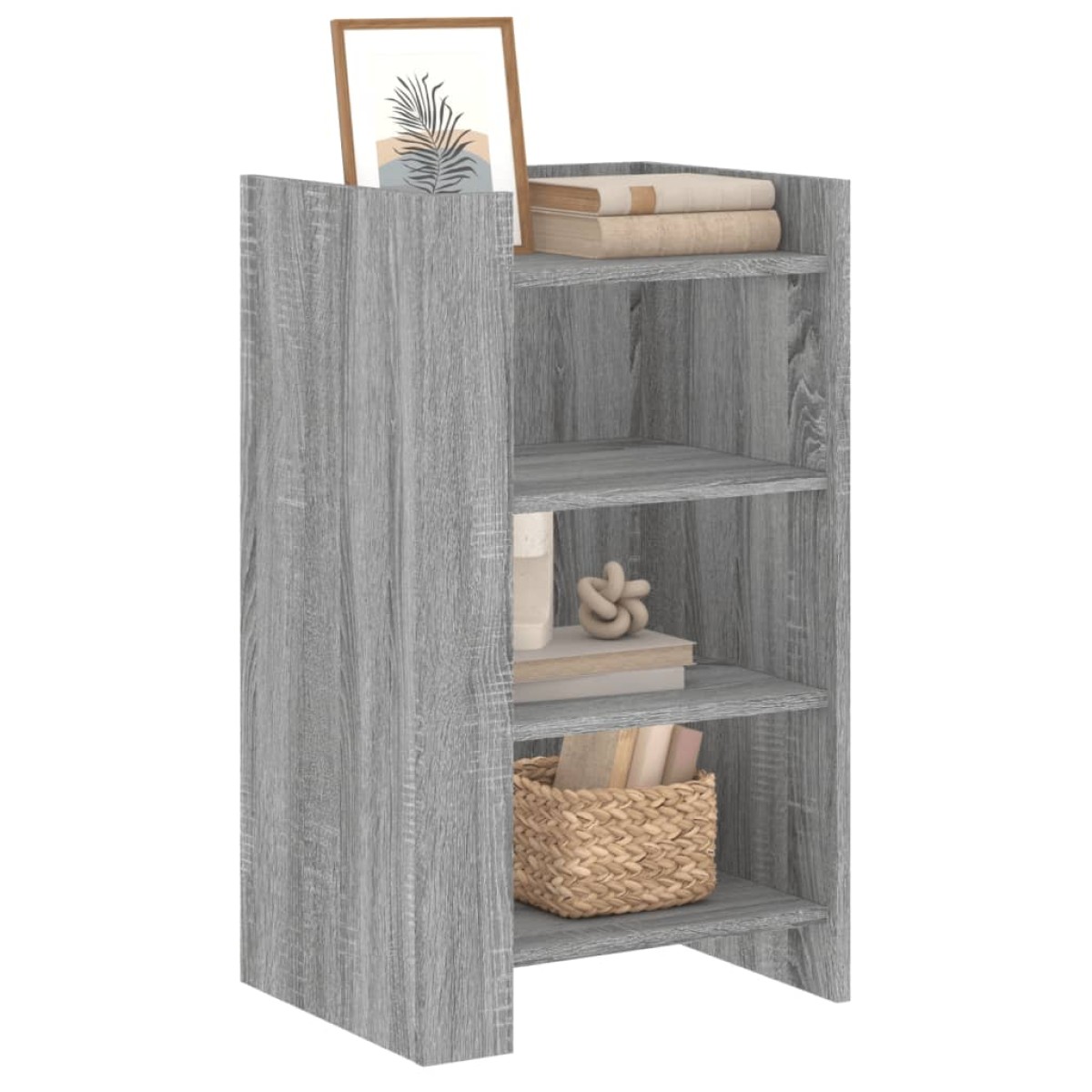 vidaXL Ραφιέρα Γκρι Sonoma 45x35x75 εκ. από Επεξεργασμένο Ξύλο