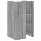 vidaXL Ραφιέρα Γκρι Sonoma 45x35x75 εκ. από Επεξεργασμένο Ξύλο