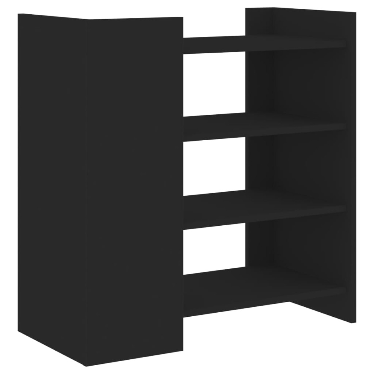 vidaXL Ντουλάπι Μαύρο 73,5x35x75 εκ. από Επεξεργασμένο Ξύλο