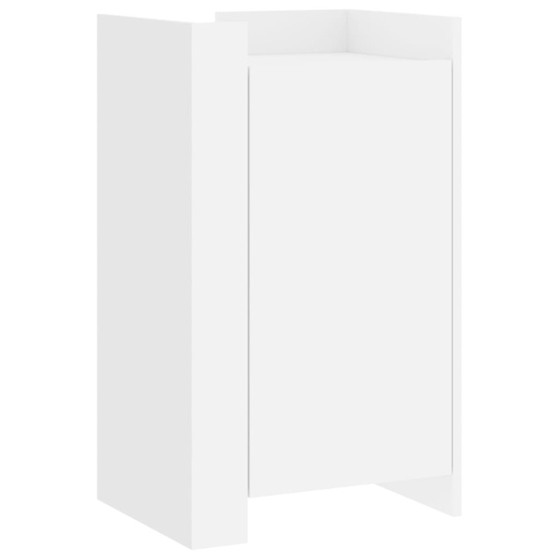 vidaXL Συρταριέρα Λευκή 45x35x75 εκ. από Επεξεργασμένο Ξύλο