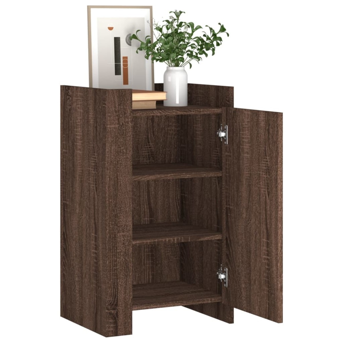 vidaXL Μπουφές Καφέ Δρυς 45x35x75 εκ. από Επεξεργασμένο Ξύλο