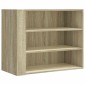 vidaXL Ντουλάπι Τοίχου Sonoma Δρυς 75x35x60 εκ. Επεξεργασμένο Ξύλο