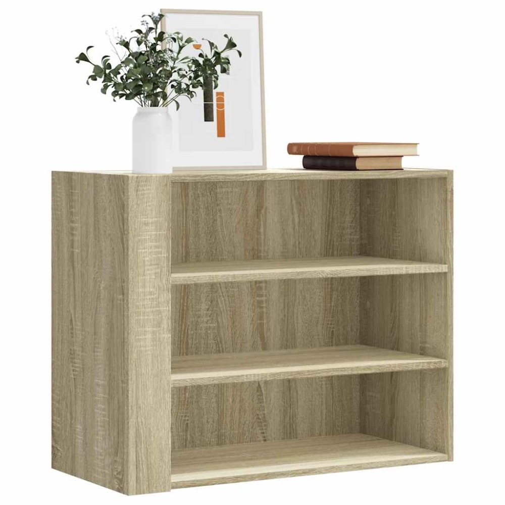 vidaXL Ντουλάπι Τοίχου Sonoma Δρυς 75x35x60 εκ. Επεξεργασμένο Ξύλο