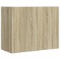 vidaXL Ντουλάπι Τοίχου Sonoma Δρυς 75x35x60 εκ. Επεξεργασμένο Ξύλο