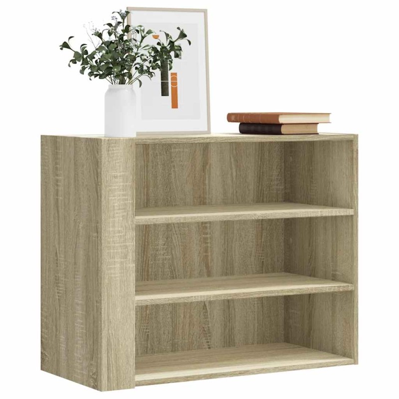 vidaXL Ντουλάπι Τοίχου Sonoma Δρυς 75x35x60 εκ. Επεξεργασμένο Ξύλο