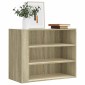 vidaXL Ντουλάπι Τοίχου Sonoma Δρυς 75x35x60 εκ. Επεξεργασμένο Ξύλο