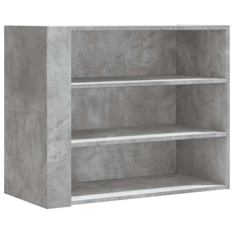 vidaXL Ντουλάπι Τοίχου Γκρι Σκυρ. 75x35x60 εκ. Επεξεργασμένο Ξύλο