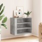vidaXL Ντουλάπι Τοίχου Γκρι Σκυρ. 75x35x60 εκ. Επεξεργασμένο Ξύλο