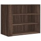 vidaXL Ντουλάπι Τοίχου Καφέ Δρυς 75x35x60 εκ. Επεξεργασμένο Ξύλο