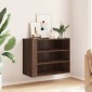 vidaXL Ντουλάπι Τοίχου Καφέ Δρυς 75x35x60 εκ. Επεξεργασμένο Ξύλο