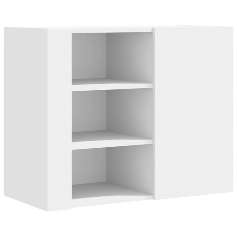 vidaXL Ντουλάπι Τοίχου Λευκό 75 x 35 x 60 εκ. από Επεξεργασμένο Ξύλο