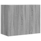 vidaXL Ντουλάπι Τοίχου Γκρι Sonoma 75x35x60 εκ. από Επεξεργασμένο Ξύλο
