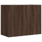 vidaXL Ντουλάπι Τοίχου Καφέ Δρυς 75x35x60 εκ. Επεξεργασμένο Ξύλο