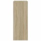 vidaXL Παπουτσοθήκη Sonoma Δρυς 74,5x37,5x100 εκ. Επεξεργασμένο Ξύλο