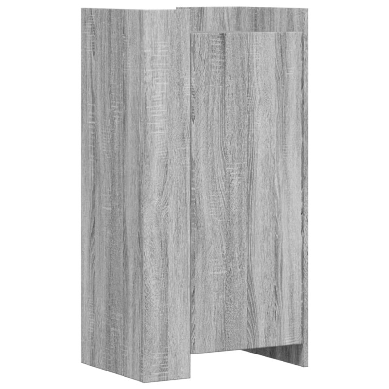 vidaXL Παπουτσοθήκη Γκρι Sonoma 52x37,5x100 εκ. από Επεξεργ. Ξύλο