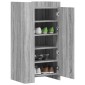 vidaXL Παπουτσοθήκη Γκρι Sonoma 52x37,5x100 εκ. από Επεξεργ. Ξύλο