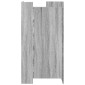 vidaXL Παπουτσοθήκη Γκρι Sonoma 52x37,5x100 εκ. από Επεξεργ. Ξύλο