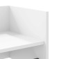 vidaXL Ράφι Τοίχου Λευκό 70,5 x 35 x 30,5 εκ. από Επεξεργασμένο Ξύλο