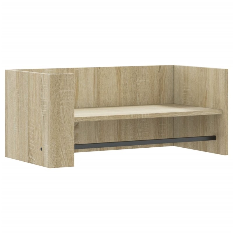 vidaXL Ράφι Τοίχου Sonoma Δρυς 70,5x35x30,5 εκ. από Επεξεργασμένο Ξύλο