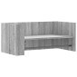 vidaXL Ραφιέρα Τοίχου Γκρι Sonoma 70,5x35x30,5 εκ. Επεξεργασμένο Ξύλο