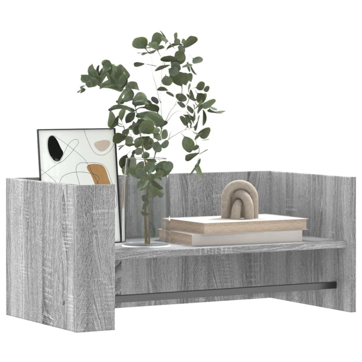 vidaXL Ραφιέρα Τοίχου Γκρι Sonoma 70,5x35x30,5 εκ. Επεξεργασμένο Ξύλο