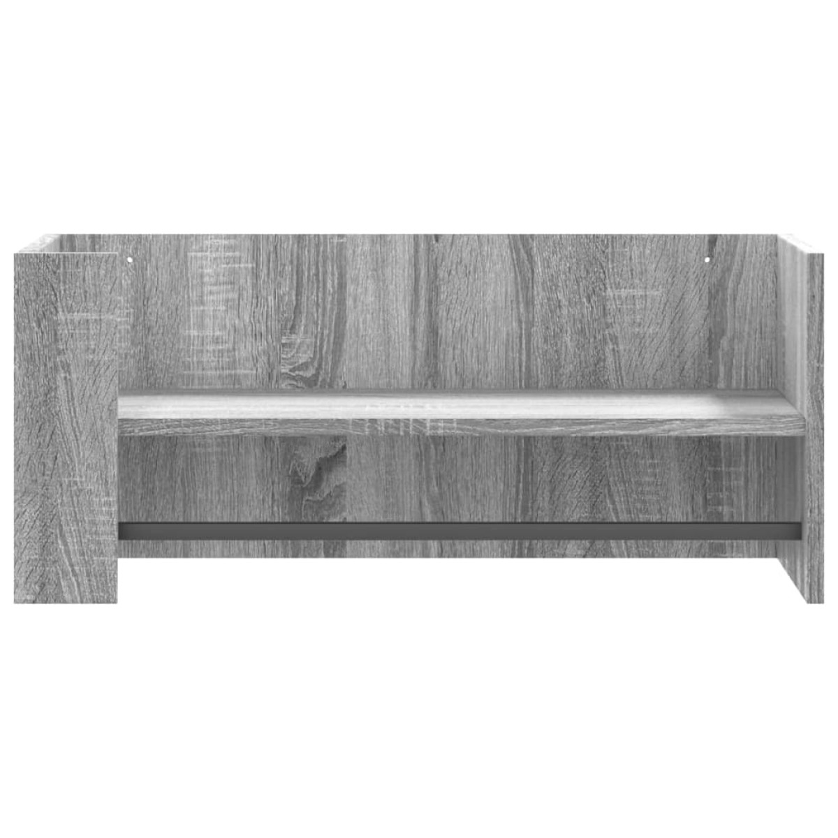 vidaXL Ραφιέρα Τοίχου Γκρι Sonoma 70,5x35x30,5 εκ. Επεξεργασμένο Ξύλο
