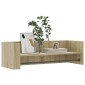 vidaXL Ράφι Τοίχου Sonoma Δρυς 100x35x30,5 εκ. Επεξεργασμένο Ξύλο