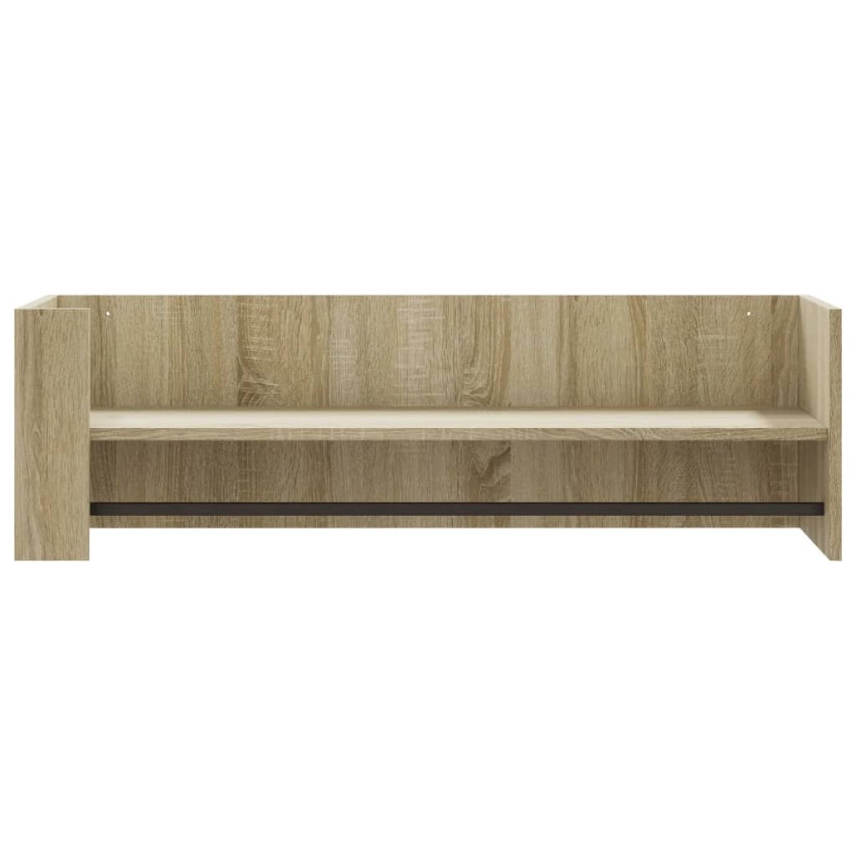 vidaXL Ράφι Τοίχου Sonoma Δρυς 100x35x30,5 εκ. Επεξεργασμένο Ξύλο