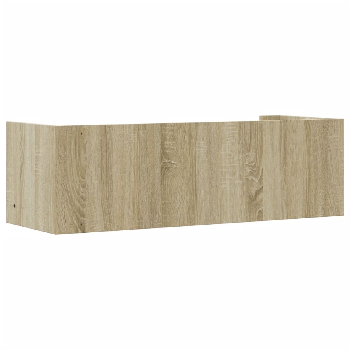 vidaXL Ράφι Τοίχου Sonoma Δρυς 100x35x30,5 εκ. Επεξεργασμένο Ξύλο