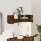 vidaXL Ραφιέρα Τοίχου Καπνιστή Δρυς 100x35x30,5 εκ. Επεξεργασμένο Ξύλο