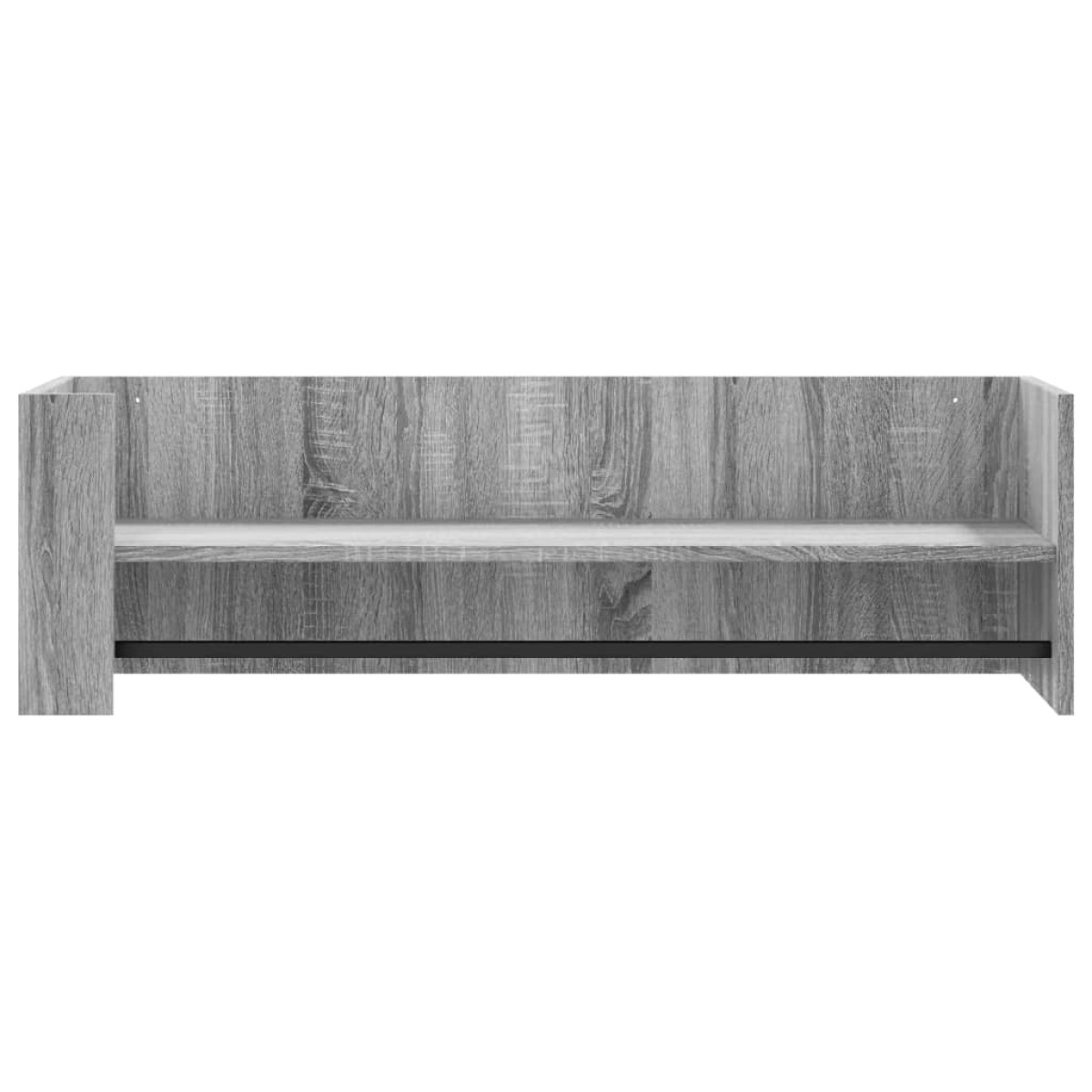 vidaXL Ραφιέρα Τοίχου Γκρι Sonoma 100x35x30,5 εκ. Επεξεργασμένο Ξύλο