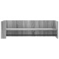 vidaXL Ραφιέρα Τοίχου Γκρι Sonoma 100x35x30,5 εκ. Επεξεργασμένο Ξύλο