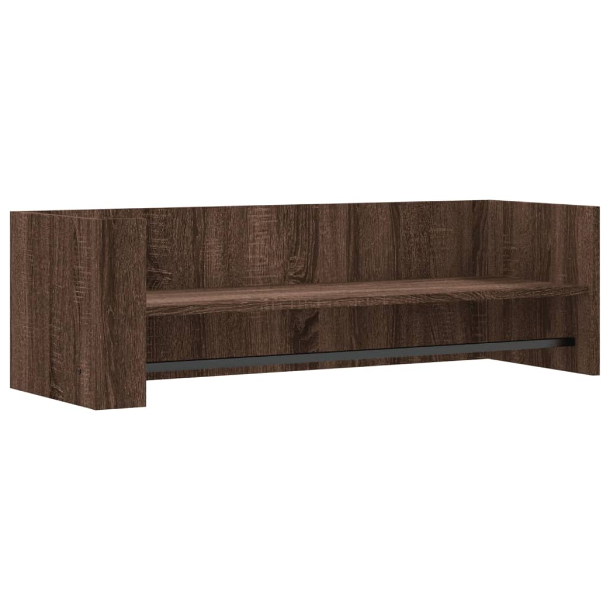 vidaXL Ραφιέρα Τοίχου Καφέ Δρυς 100x35x30,5 εκ. Επεξεργασμένο Ξύλο