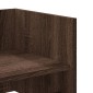 vidaXL Ραφιέρα Τοίχου Καφέ Δρυς 100x35x30,5 εκ. Επεξεργασμένο Ξύλο