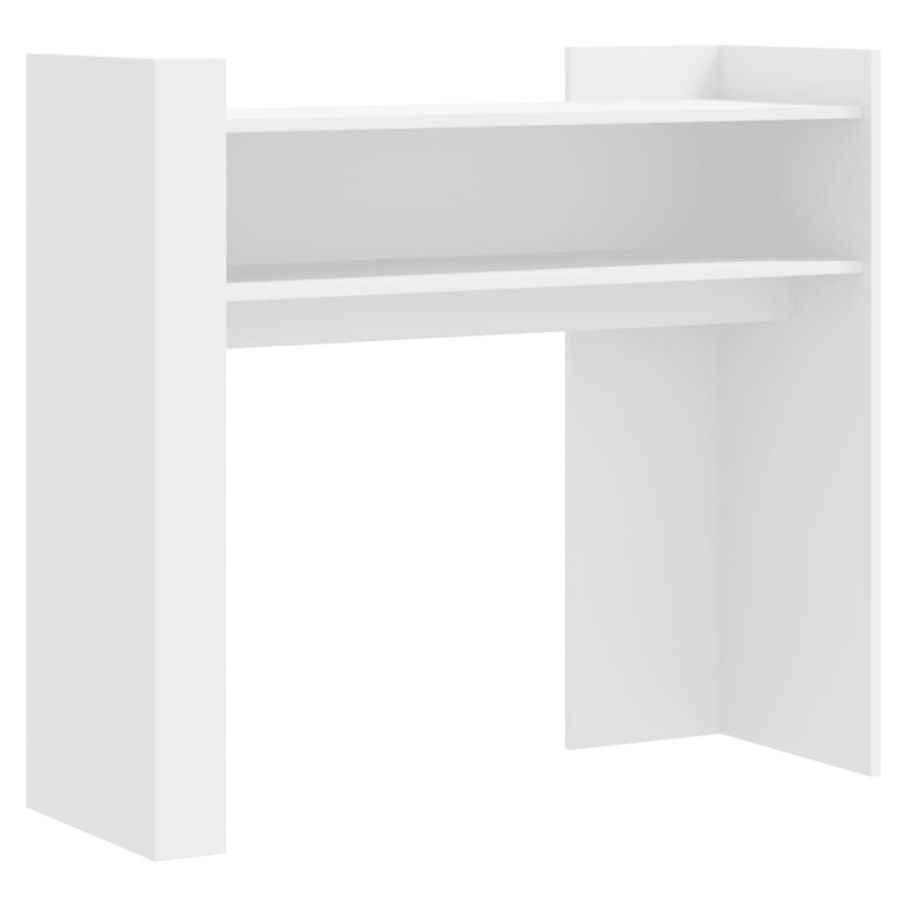 vidaXL Τραπεζάκι Κονσόλα Λευκό 100x35x90 εκ. από Επεξεργασμένο Ξύλο
