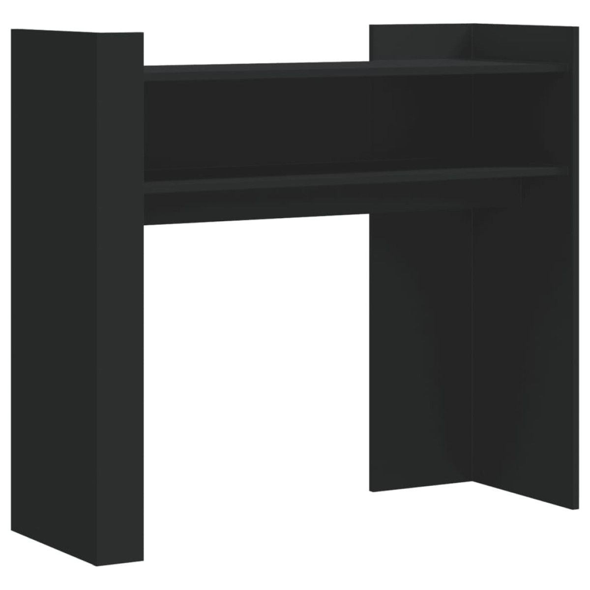 vidaXL Τραπέζι Κονσόλα Μαύρο 100 x 35 x 90 εκ. από Επεξεργ. Ξύλο