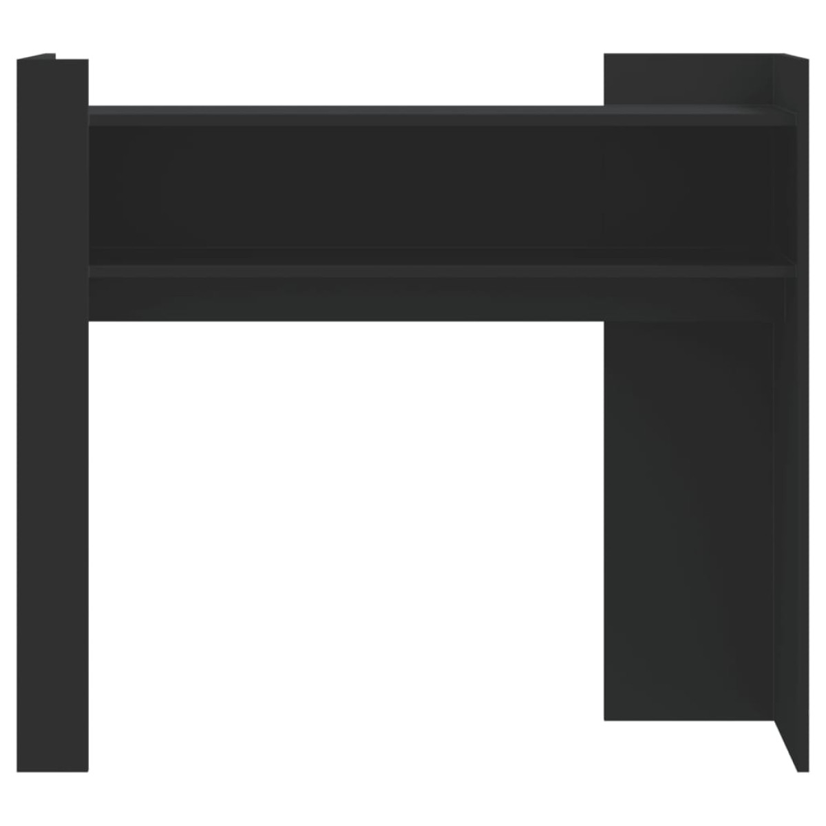 vidaXL Τραπέζι Κονσόλα Μαύρο 100 x 35 x 90 εκ. από Επεξεργ. Ξύλο