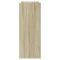 vidaXL Τραπέζι Κονσόλα Sonoma Δρυς 100x35x90 εκ. Επεξεργασμένο Ξύλο