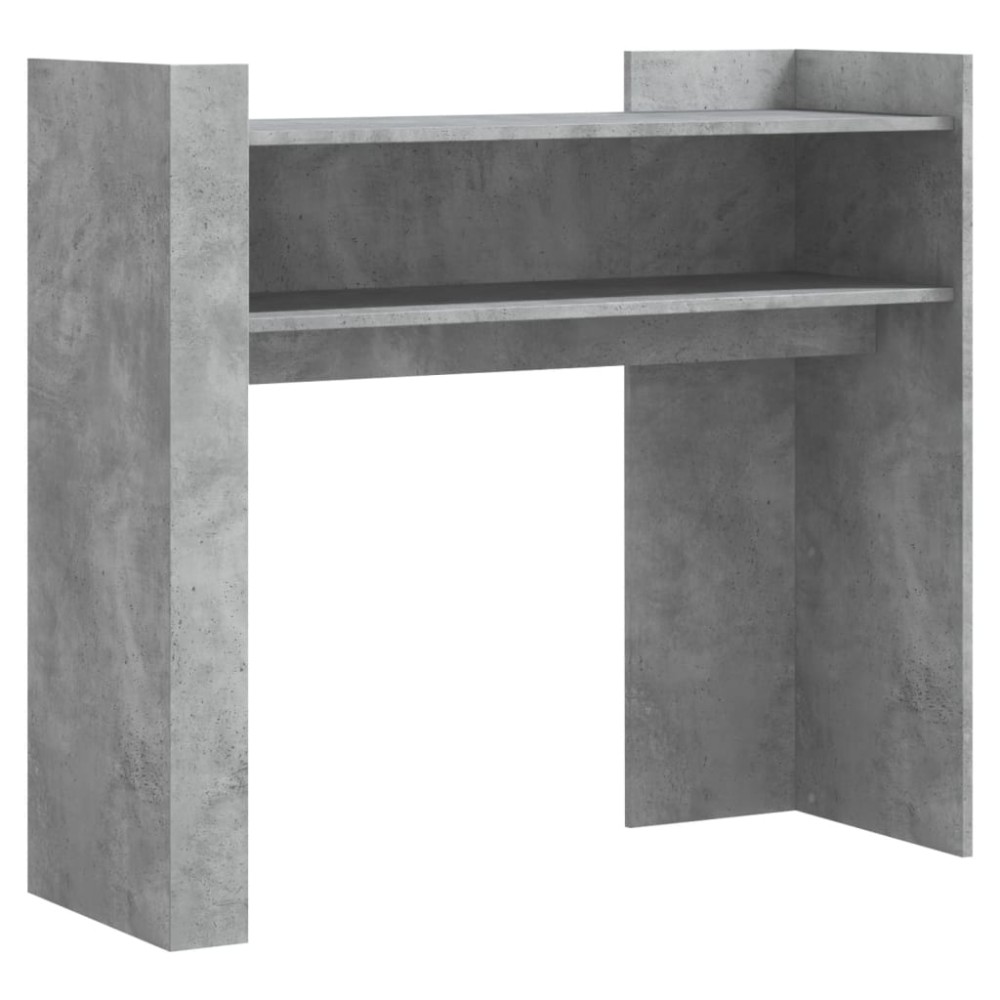 vidaXL Τραπεζάκι Κονσόλα Γκρι Σκυρ. 100x35x90 εκ. από Επεξ. Ξύλο