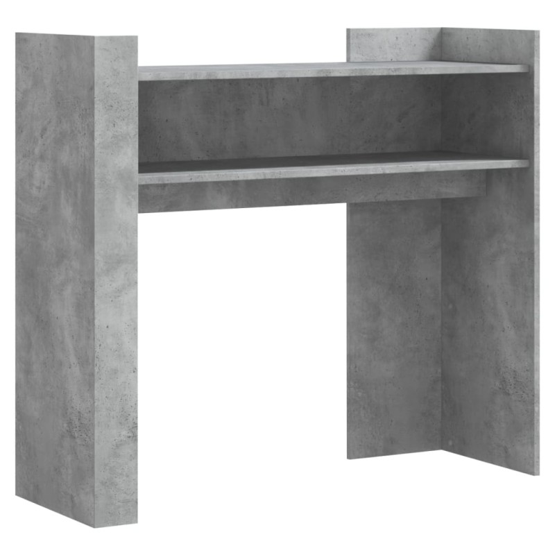 vidaXL Τραπεζάκι Κονσόλα Γκρι Σκυρ. 100x35x90 εκ. από Επεξ. Ξύλο