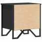 vidaXL Κομοδίνο Μαύρο 2 τεμ. 40 x 30 x 40 εκ. από Επεξεργασμένο Ξύλο