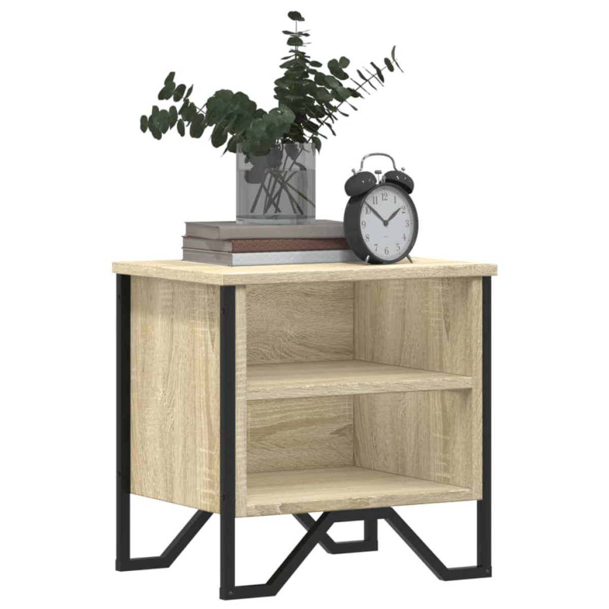 vidaXL Κομοδίνο Χρώμα 2 τεμ. Sonoma Δρυς 40x30x40 εκ. από Επεξ. Ξύλο