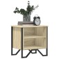 vidaXL Κομοδίνο Χρώμα 2 τεμ. Sonoma Δρυς 40x30x40 εκ. από Επεξ. Ξύλο