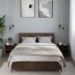 vidaXL Κομοδίνο Καπνιστή Δρυς 2 τεμ. 40x30x40 εκ. Επεξεργασμένο Ξύλο
