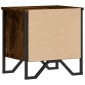 vidaXL Κομοδίνο Καπνιστή Δρυς 2 τεμ. 40x30x40 εκ. Επεξεργασμένο Ξύλο