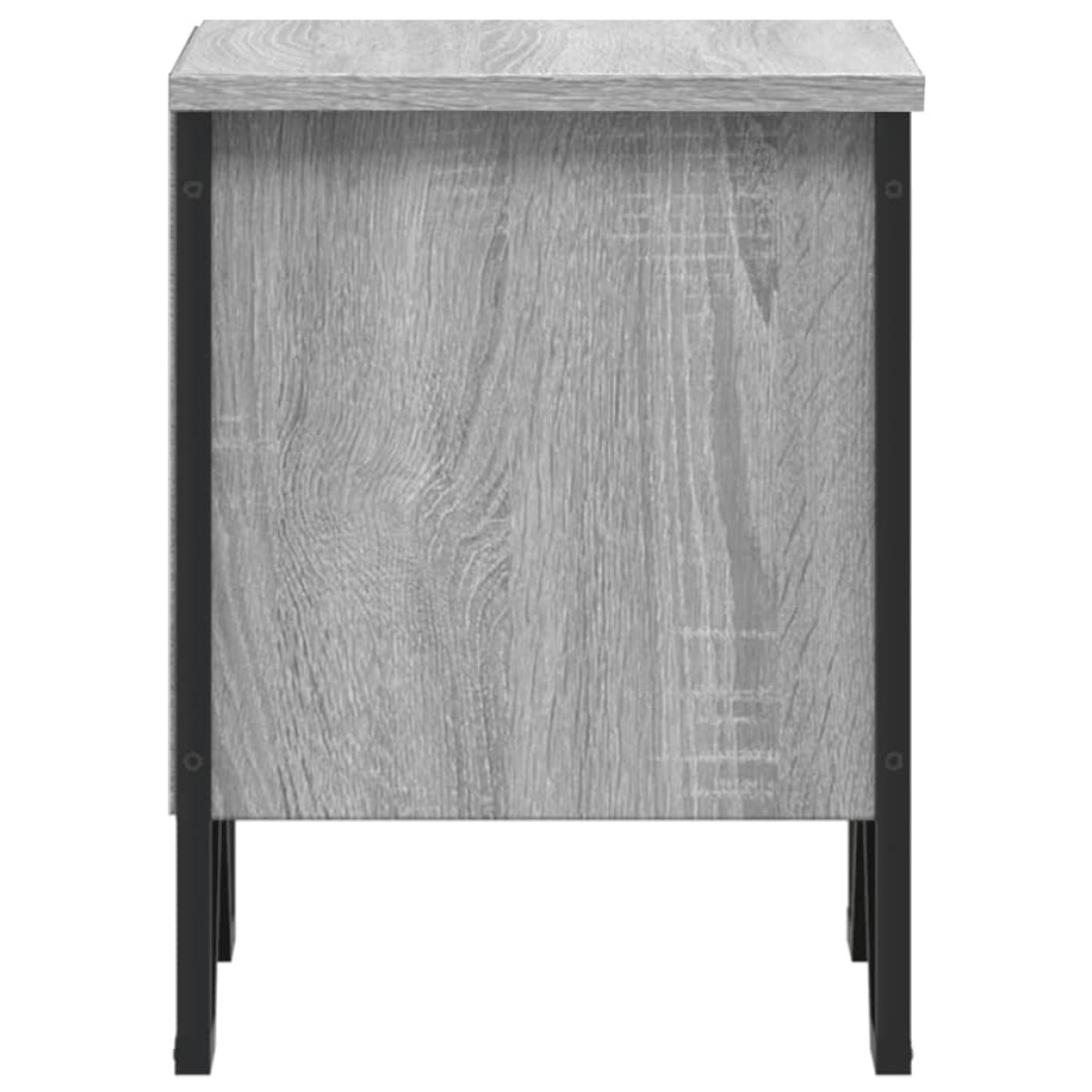 vidaXL Κομοδίνο Χρώμα 2 τεμ. Γκρι Sonoma 40x30x40 εκ. από Επεξ. Ξύλο